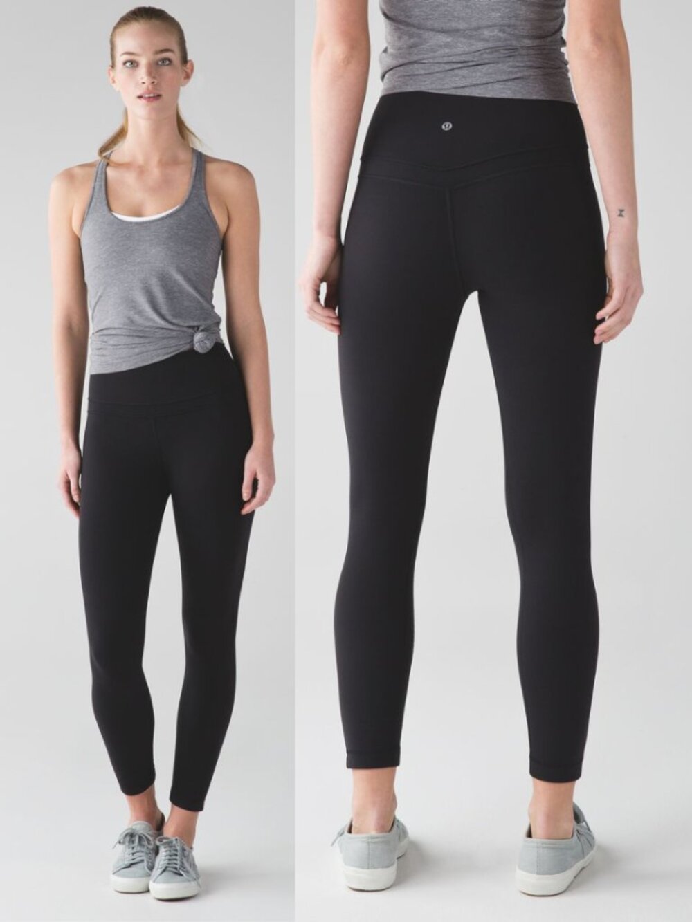 Lululemon Black Nulu High Rise Align Pants 25"